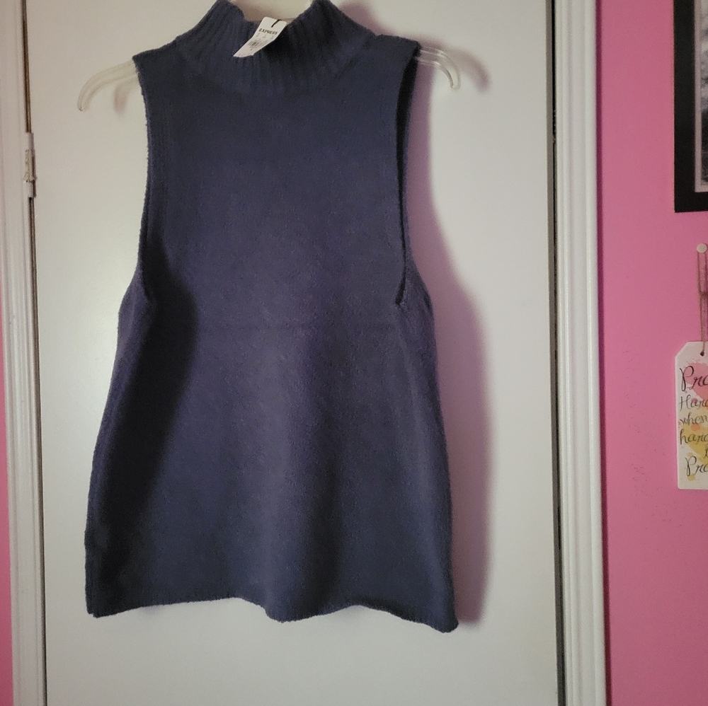 NWT EXPRESS SLEEVELESS TURTLENECK